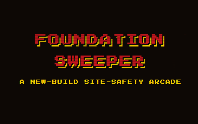 Foundation Sweeper game title screen